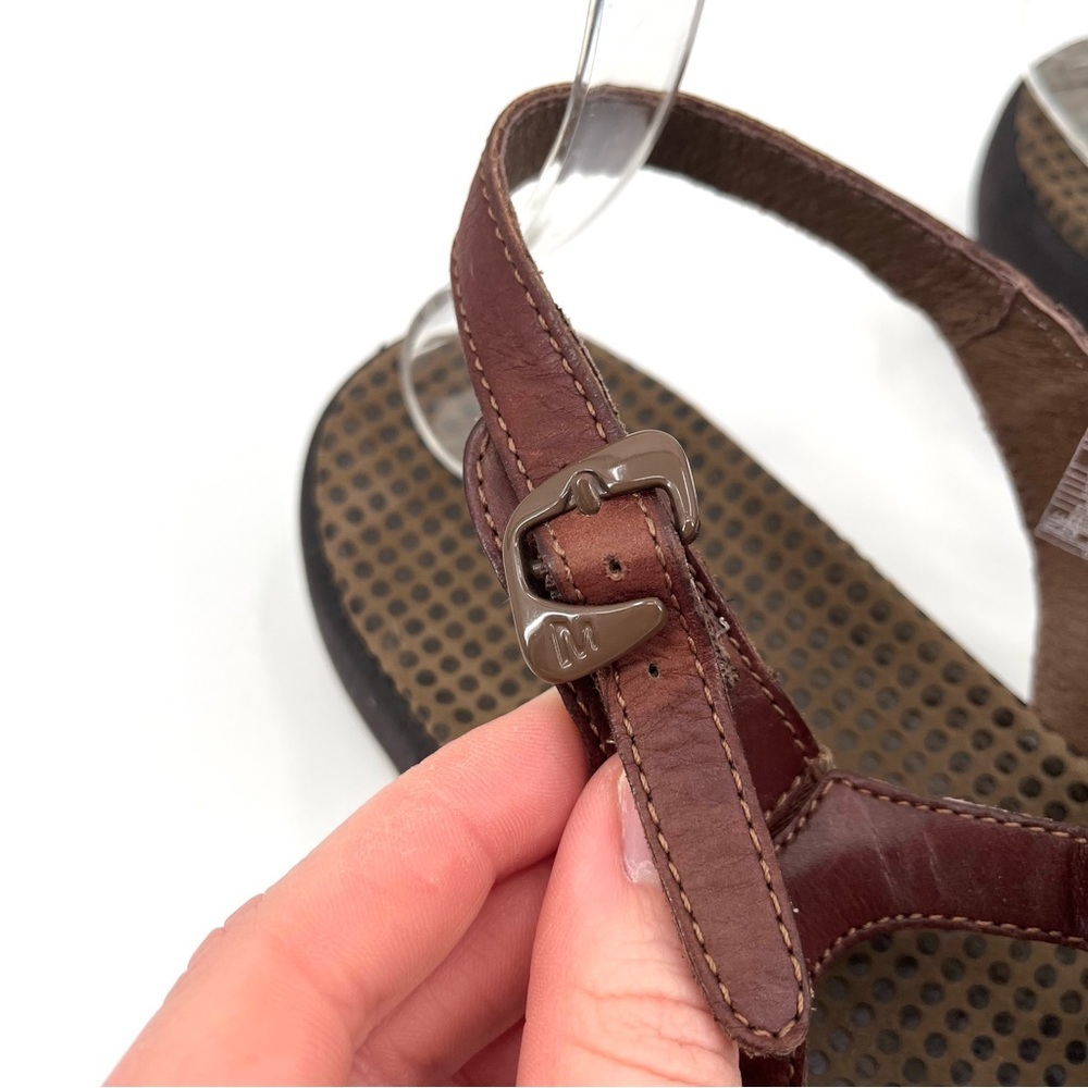 MERRELL Agave Brown Sandals Leather Strappy 11 Women Outdoor Hiking Open Toe - Picture 5 of 10